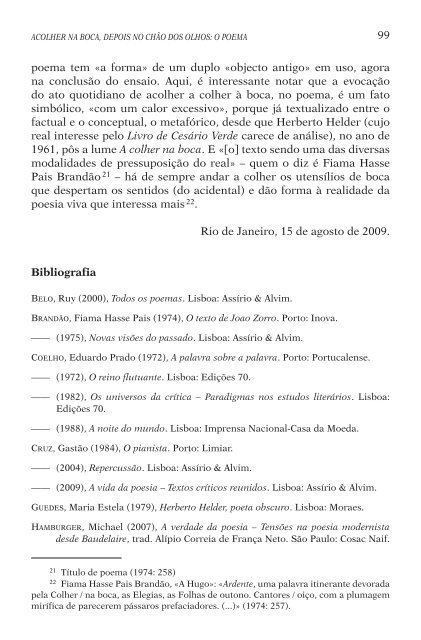 o conto insolúvel de Herberto Helder - Universidade do Minho