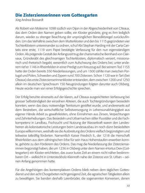 150 Jahre Stift Olsberg