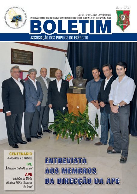 Boletim - Associação dos Pupilos do Exército