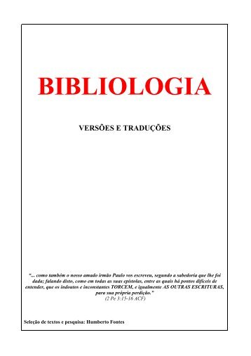 BIBLIOLOGIA