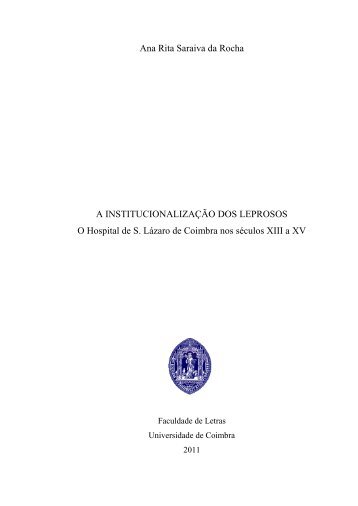 TESE_CD_Ana Rita Rocha.pdf - Estudo Geral - Universidade de ...