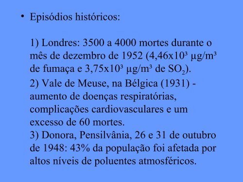 Danos da poluição atmosférica à saúde humana - Plato