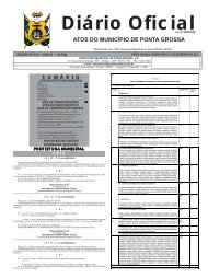 ATOS DO MUNICÍPIO DE PONTA GROSSA - Prefeitura Municipal ...