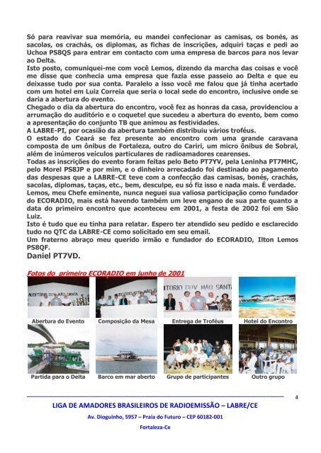 QTC INFORMATIVO Nº 43/2009 - Labre-ce.org.br