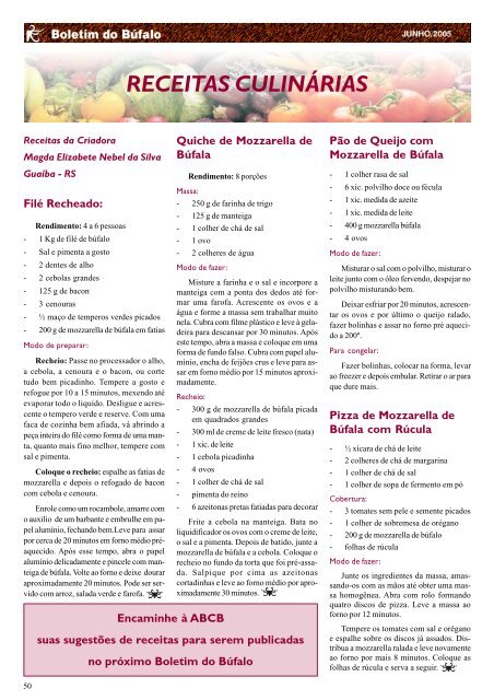 Boletim do Búfalo - nº 2 - jul/2005 - Associação Brasileira de ...