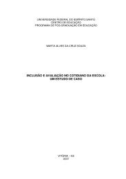 inclusão e avaliação no cotidiano da escola: um estudo de caso