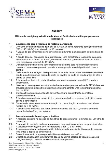 RESOLUÇÃO Nº 054/06- SEMA O Secretário de Estado de ... - Abic