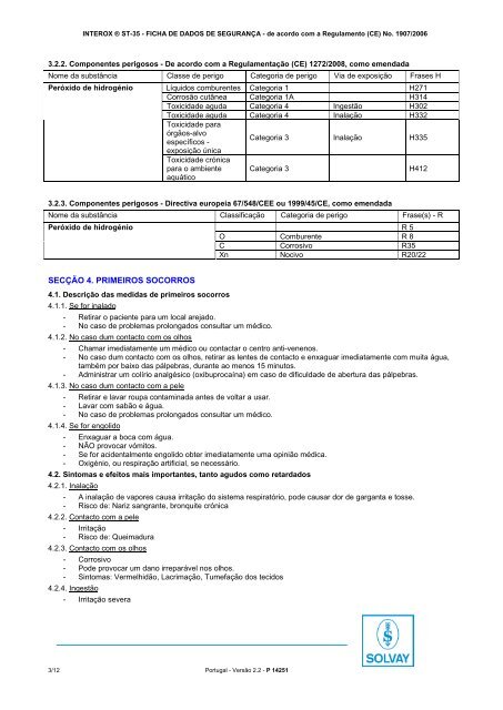 interox ® st-35 - Solvay