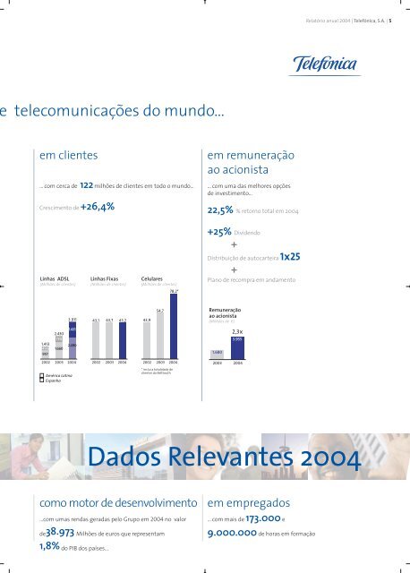 Relatório Anual 2004 - Telefonica