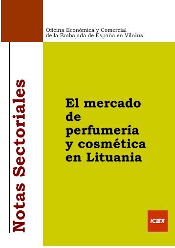 Notas Sectoriales El mercado de perfumería y cosmética en ... - Icex