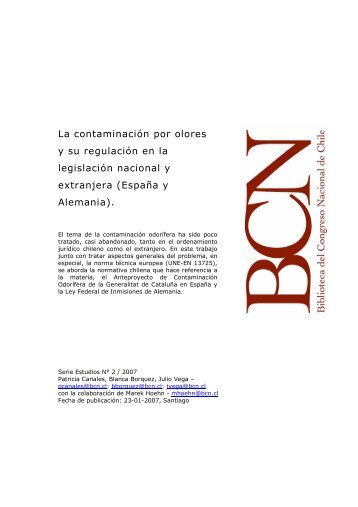 La contaminación por olores y su regulación en la