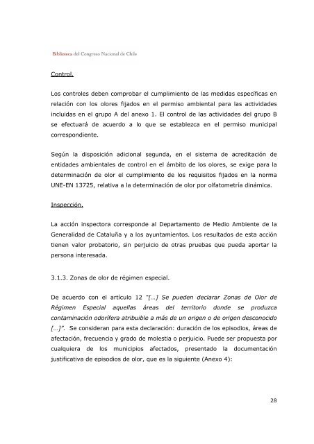 La contaminación por olores y su regulación en la