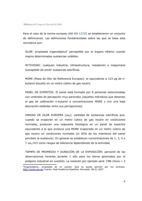 La contaminación por olores y su regulación en la