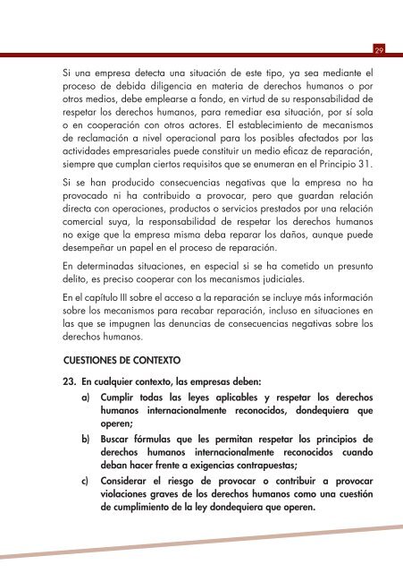 PRINCIPIOS RECTORES SOBRE LAS EMPRESAS Y LOS DERECHOS HUMANOS