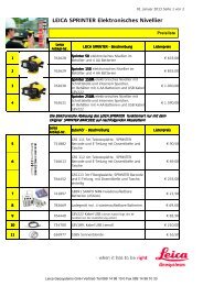 LEICA SPRINTER Elektronisches Nivellier - Zimmermann-Optik