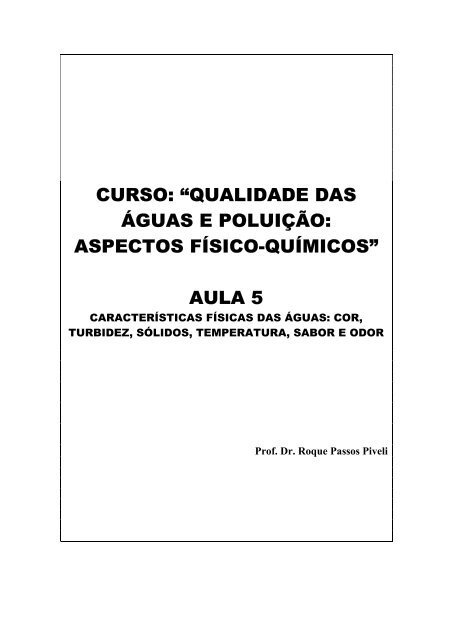 Fasciculo 5 - Caracteristicas Fisicas das Aguas.pdf - LEB - USP