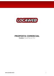 PROPOSTA COMERCIAL - Locaweb