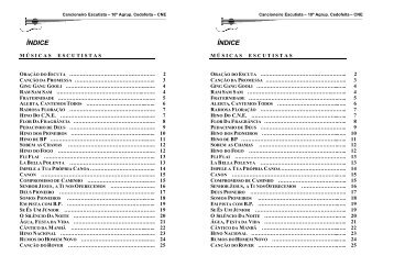 Cancioneiro de Agrupamento - músicas escutistas (pdf 868Kb)