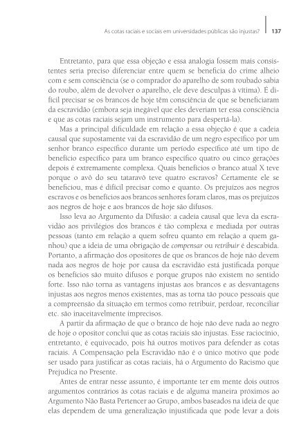 As cotas raciais e sociais em universidades públicas são injustas?