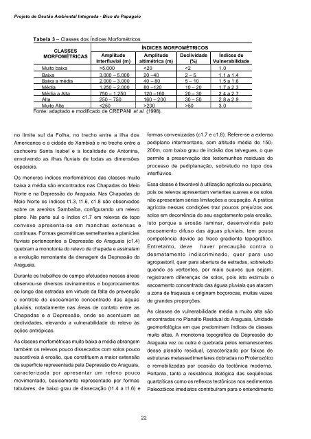 GEOMORFOLOGIA - seplan - Governo do Estado do Tocantins