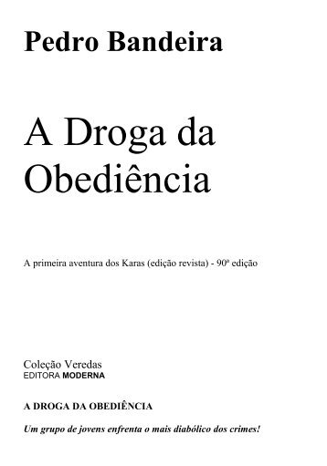 A droga da obediência - Webnode