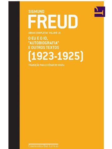 FREUD, Sigmund. Obras Completas (Cia. das Letras) – Vol. 16