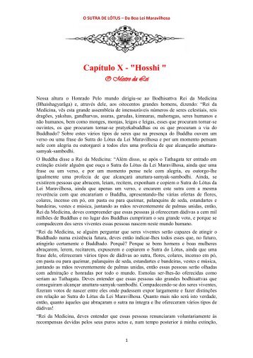 Capítulo X - "Hosshi " O Mestre da Lei - Portal Nyorai