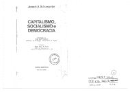 SCHUMPETER, Joseph A. Capitalismo, Socialismo e Democracia