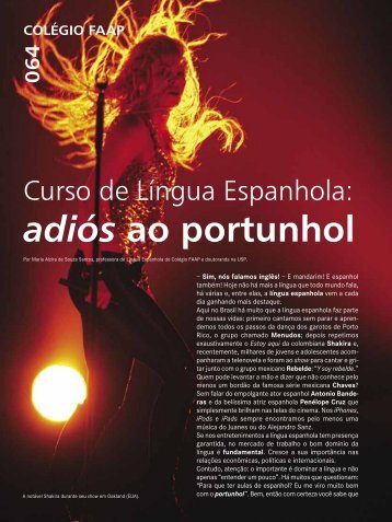 Curso de Língua Espanhola - adiós ao portunhol - Faap