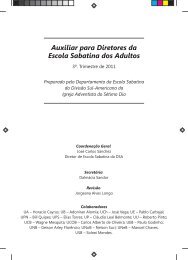 Auxiliar para Diretores da Escola Sabatina dos Adultos