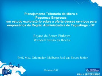 planejamento tributário de micro e pequenas empresas - CRC-DF