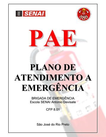 pae plano de atendimento a emergência