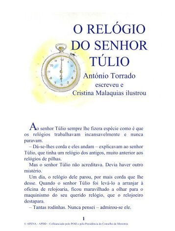 O RELÓGIO DO SENHOR TÚLIO