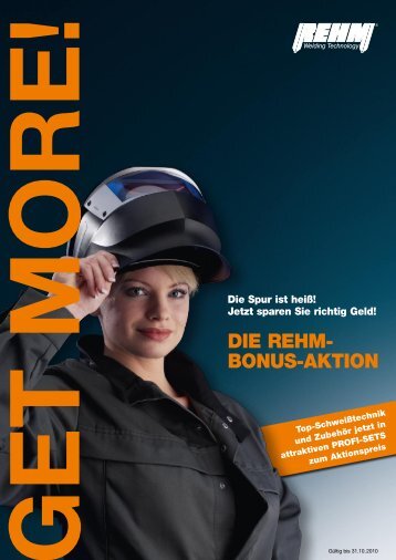 DIE REHM- BONUS-AKTION - Rehm GmbH  u. Co KG