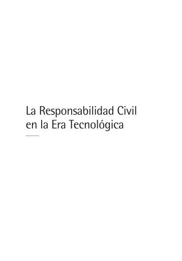 La Responsabilidad Civil en la Era Tecnológica - La Ley
