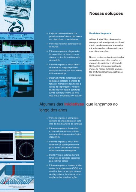 Nossas soluções - Brüel & Kjaer Vibro