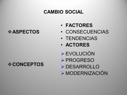 cambio social: importancia, conceptos y grandes teorías