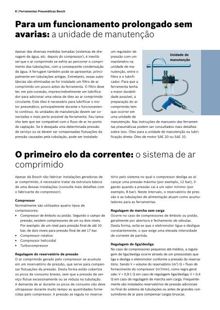 Catálogo técnico Ferramentas pneumáticas e acessórios - Bosch