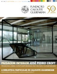 Newsletter - Fundação Calouste Gulbenkian