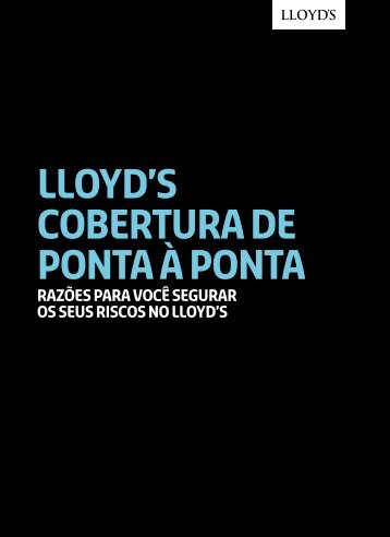 lloyd's COBERTURA de Ponta à Ponta