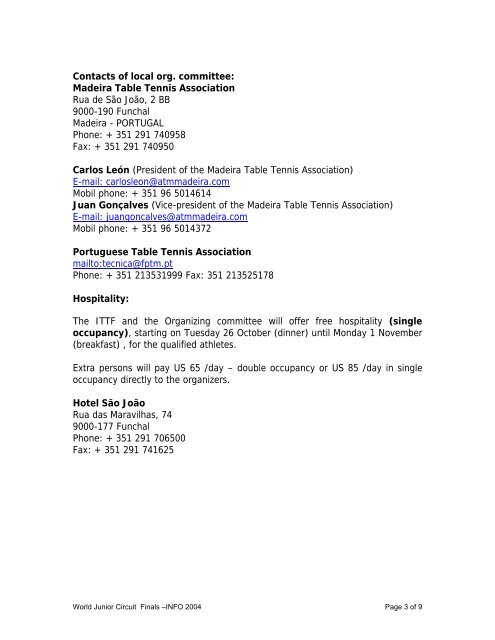 Bulletin #1 (PDF) - ITTF