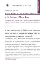 Carla Rocha e Zé Coimbra apresentam a IV Gala das 4 Maravilhas