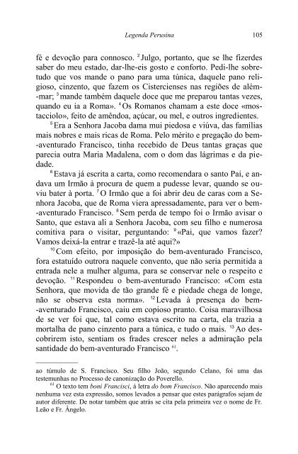 Legenda Perusina - Editorial Franciscana