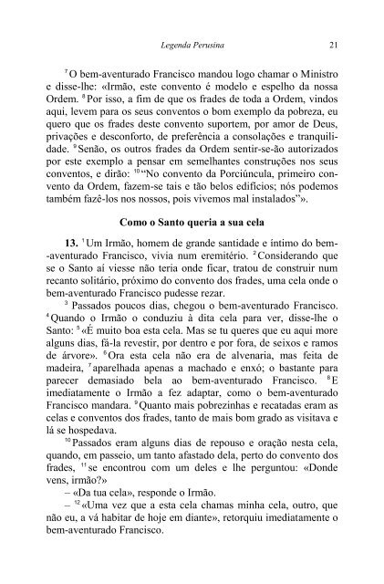 Legenda Perusina - Editorial Franciscana