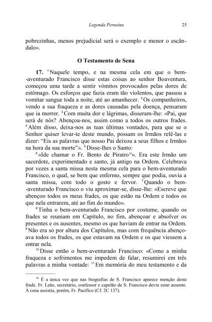 Legenda Perusina - Editorial Franciscana