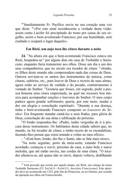 Legenda Perusina - Editorial Franciscana