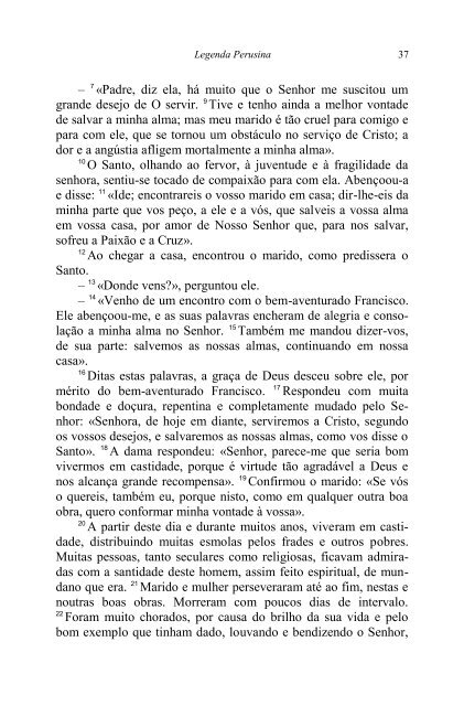 Legenda Perusina - Editorial Franciscana