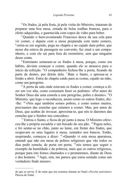 Legenda Perusina - Editorial Franciscana