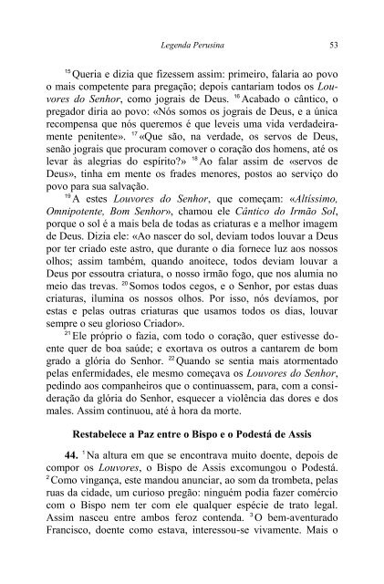 Legenda Perusina - Editorial Franciscana