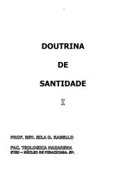 doutrina de santidade - Igreja do Nazareno Comunidade Paulista